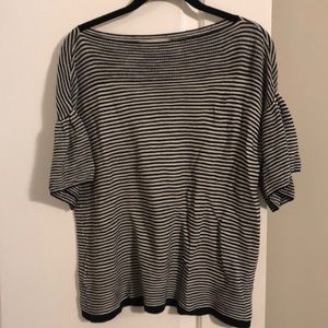 Black and white striped shirt